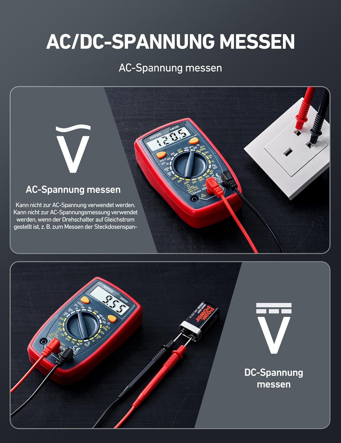 Multiméter mérési funkciók