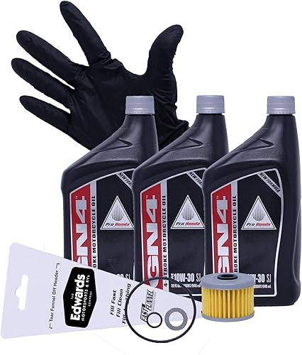 Kit de cambio de aceite Edwards para Honda Rancher 420 FE FM TM TE FPM FPE ATV 2007-2013