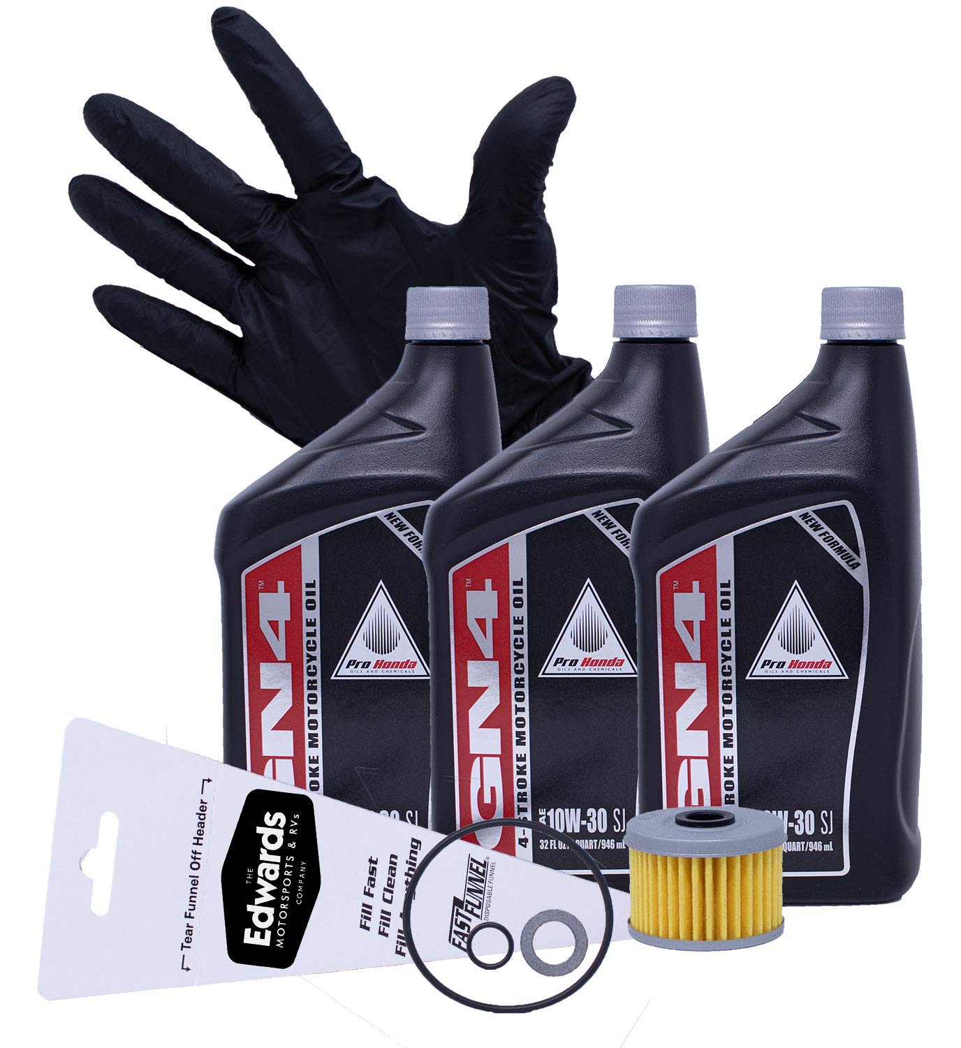 Edwards Oil Change Kit fits 2007-2013 Honda Rancher 420 FE FM TM TE FPM FPE ATV