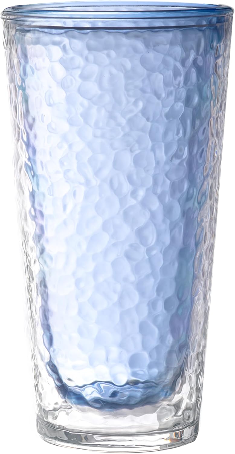 KLIFA- NICE- 20 oz, Set of 4, Acrylic Insulated Tumbler Set, Double-wall Drinking Glasses, BPA-Free, Shatter-Proof Plastic Drinkware, Dishwasher Safe Cups, Assorted - Image 6