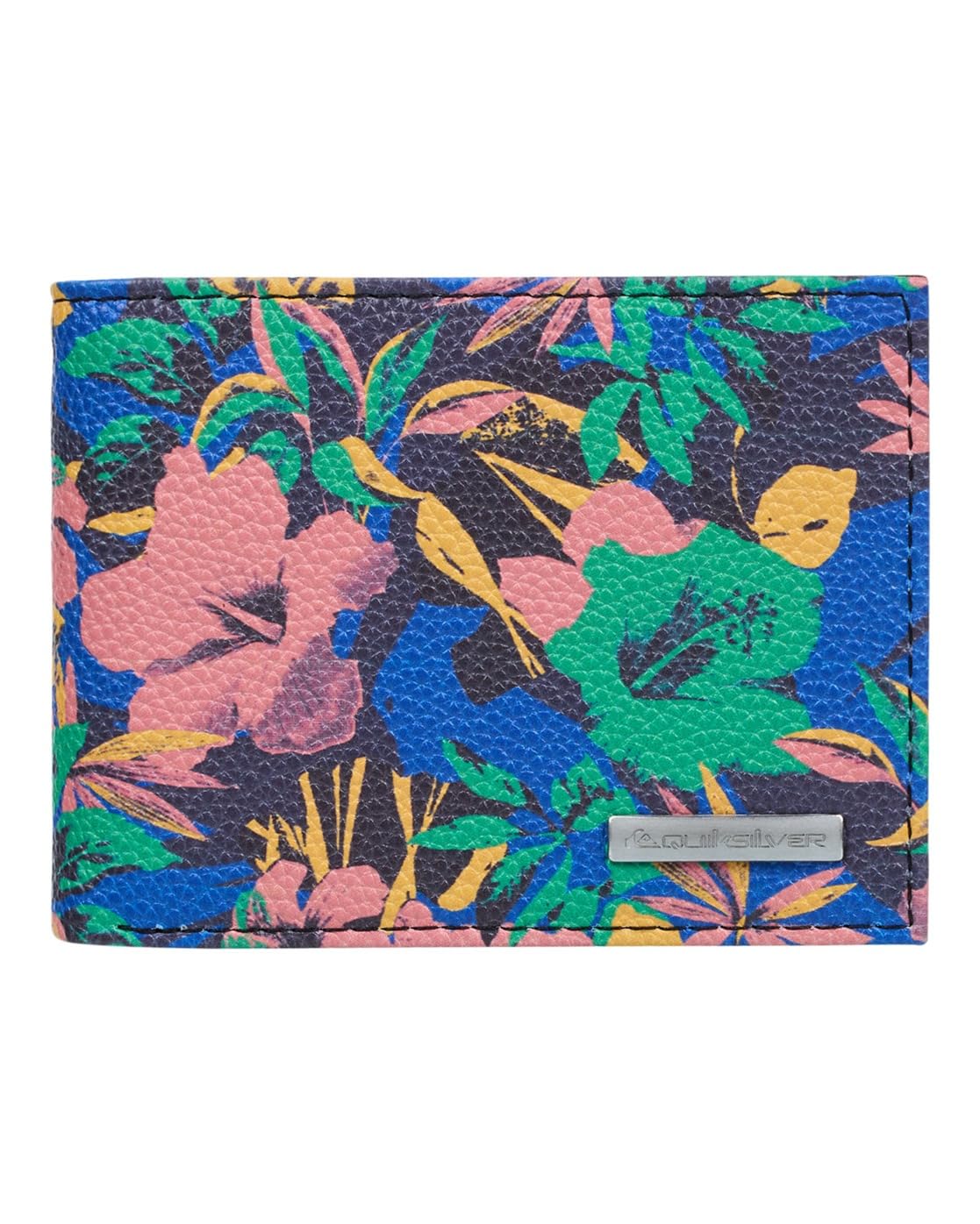 Quiksilver Men Freshness. Billfold, Dark Navy Interact Floral, Medium