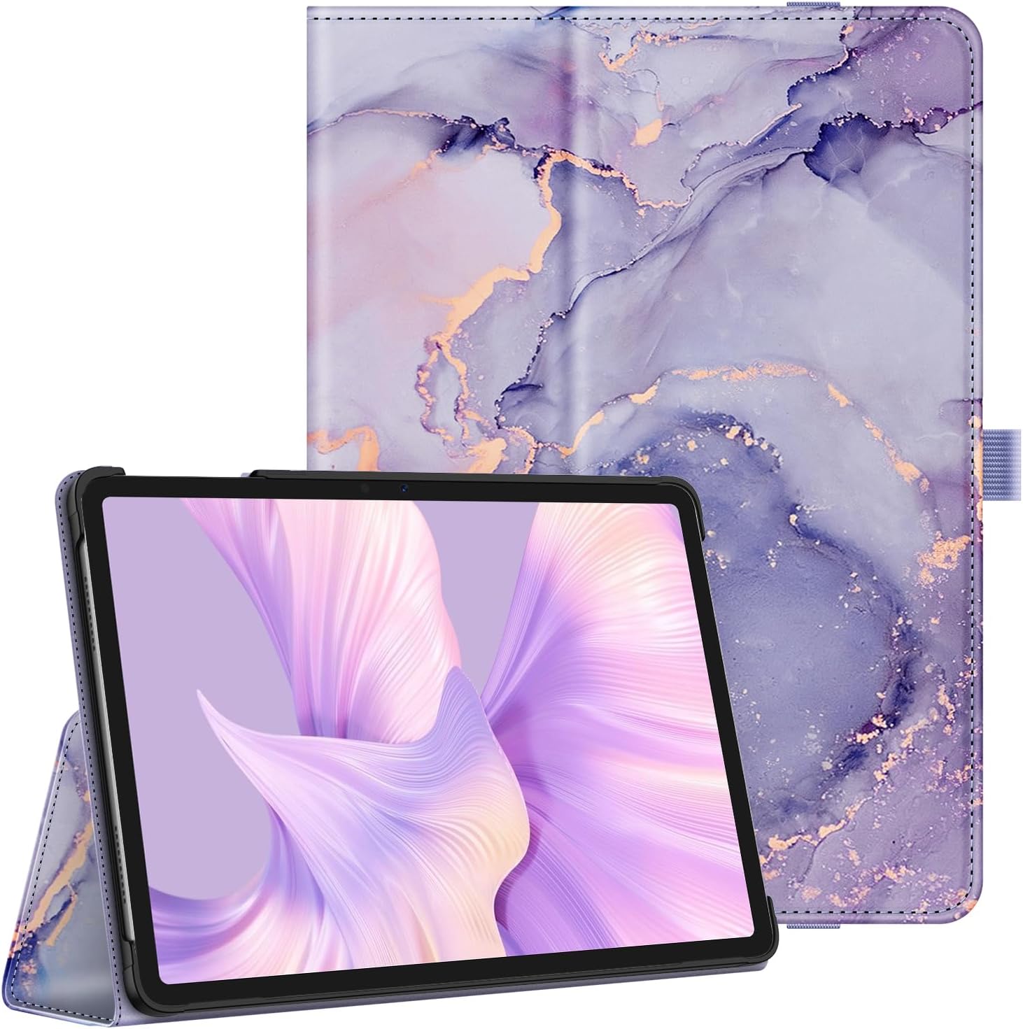 Fintie Folio Case for Onn 11" Core Tablet (2026 Model) - Lilac Marble