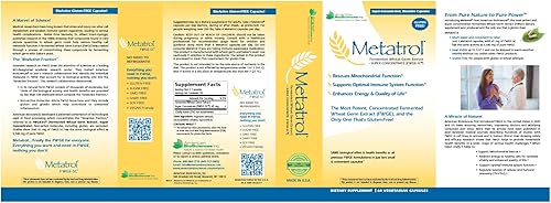 Miniatura 6 de Metatrol - Paquete de 2 cajas, rescate mitocondrial y apoyo diario del sistema inmunológico extracto fermentado de germen de trigo, súper
