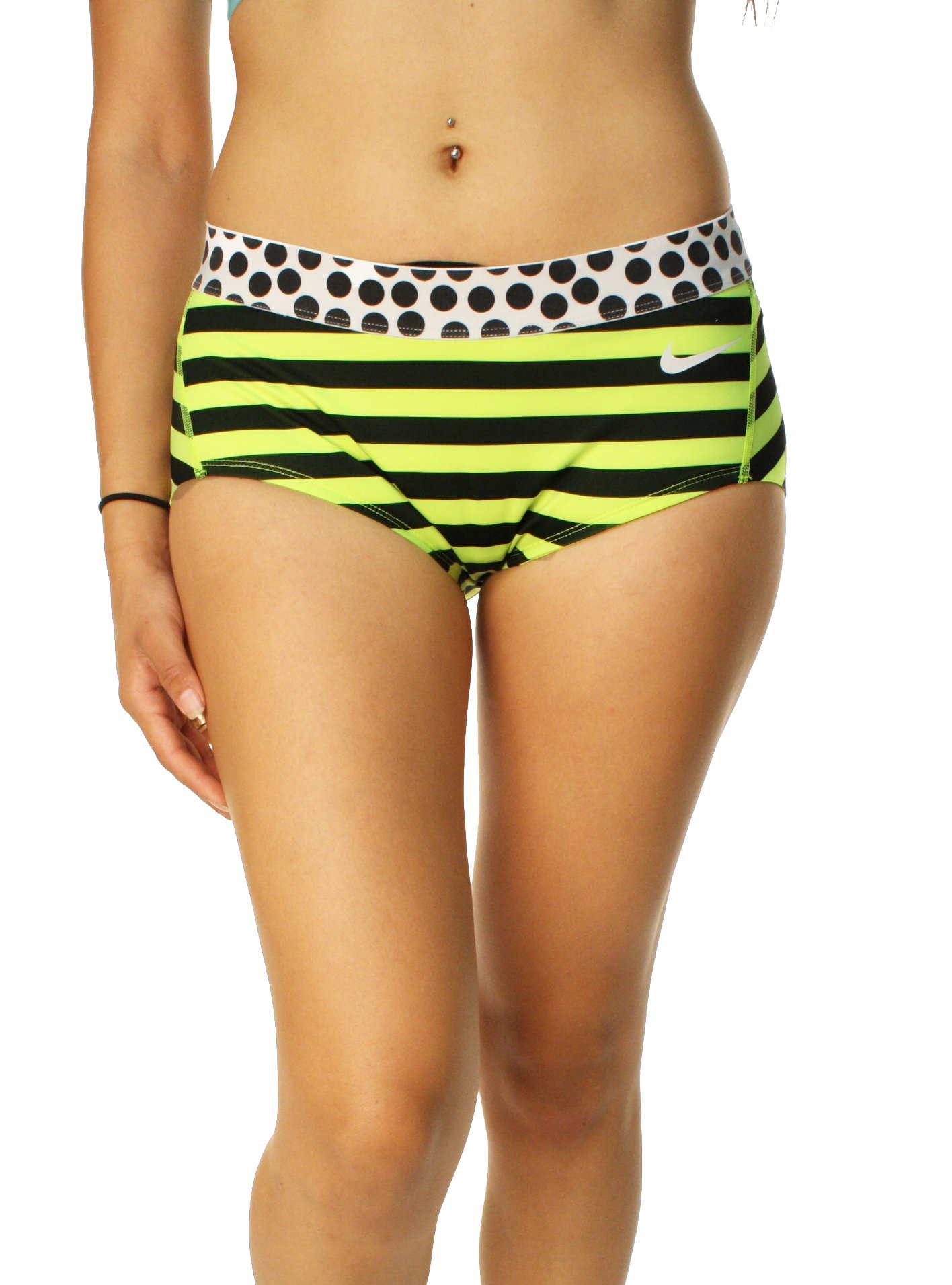 nike pro striped shorts