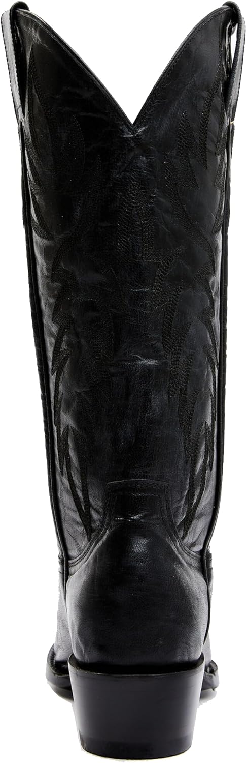 STALOV Cowboy Boots for Women Embroidered Chunky Heel Mid Calf Pointed Toe Pull On Western Fashion Cowgirl Boot - Image 6