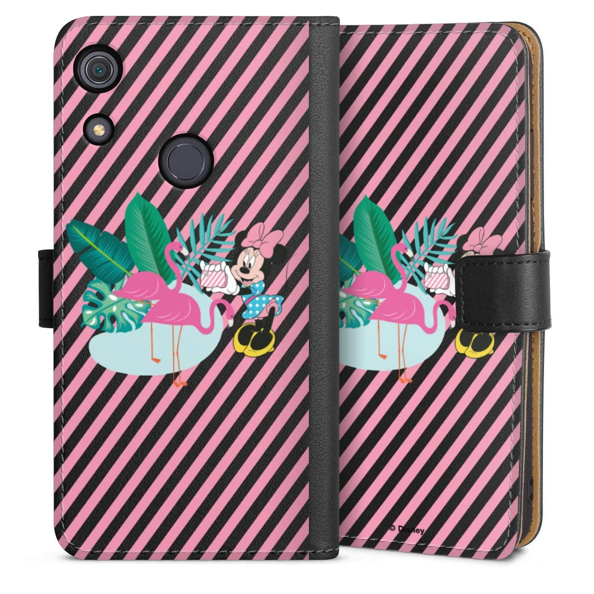 DeinDesign Etui Compatible avec Huawei Y6s Etui Folio Etui magnetique Disney Produit sous Licence Officielle Mickey & Minnie