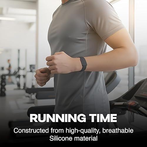 Miniatura 5 de Correa de silicona compatible con Whoop 5.0, correa ajustable inspirada en el deporte, pulsera de repuesto transpirable y ligera para hombres y