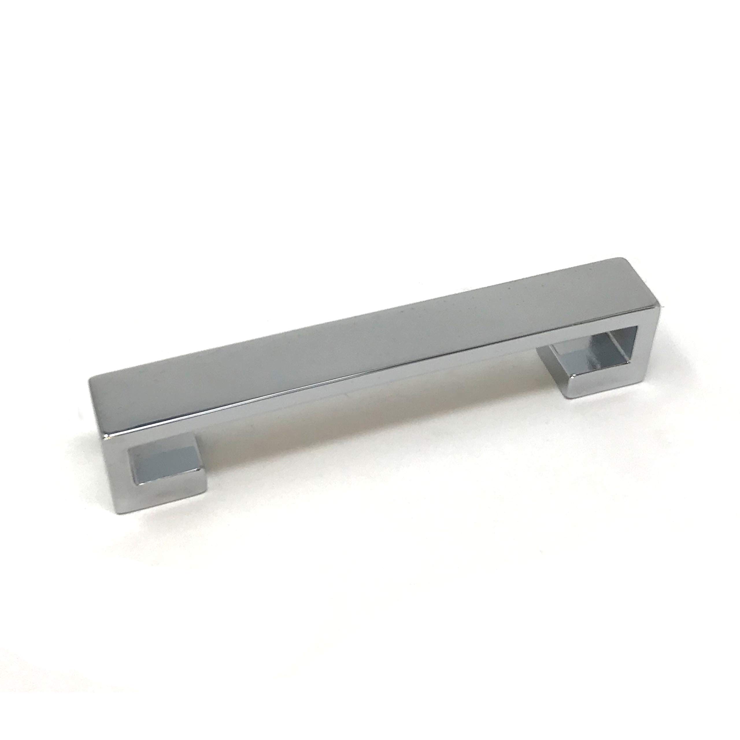 96Mm Polished Chrome Kitchen Cabinet Square D Handle 5060796700510