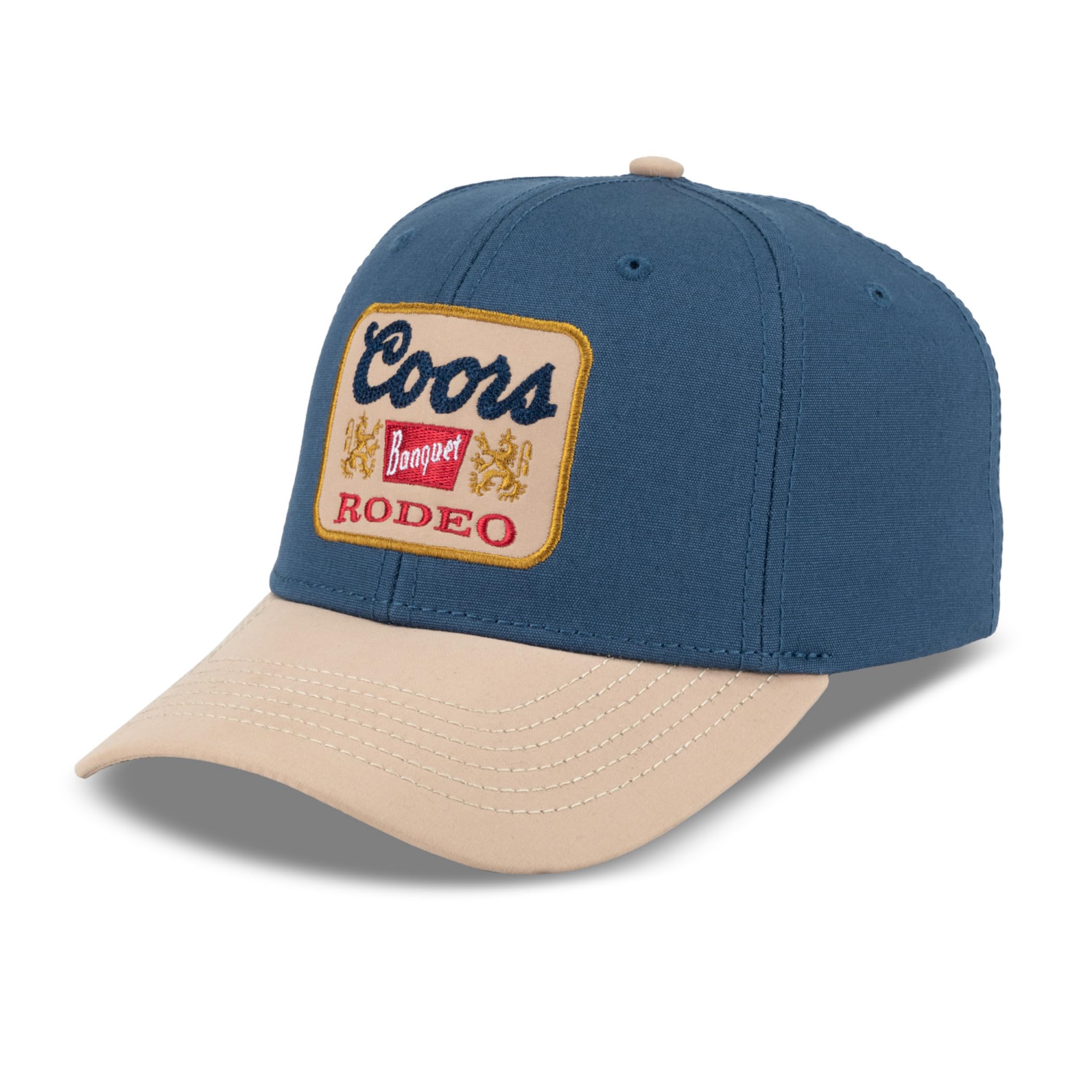 Coors Banquet Rodeo Label Patch Snapback Hat Multicolor