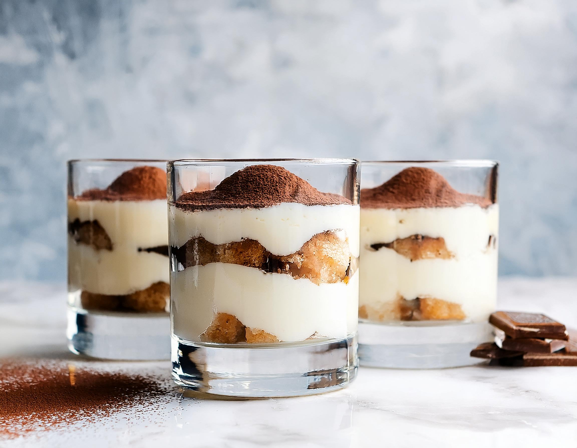 Glasmark KROSNO Dessertgläser 6er Set – 160 Ml, Mit Gerilltem Design, Spülmaschinengeeignet
