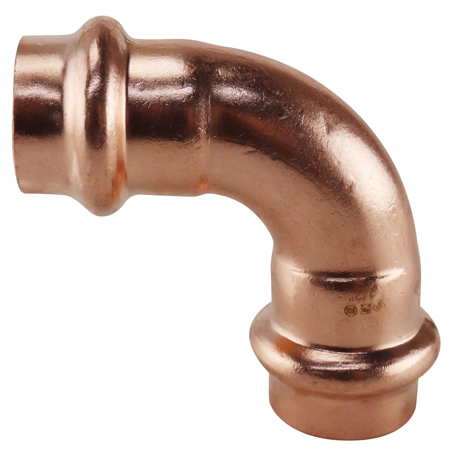 1/2 in. Copper 90-Degree Press x Press Pressure Elbow Jar (30-Pack)