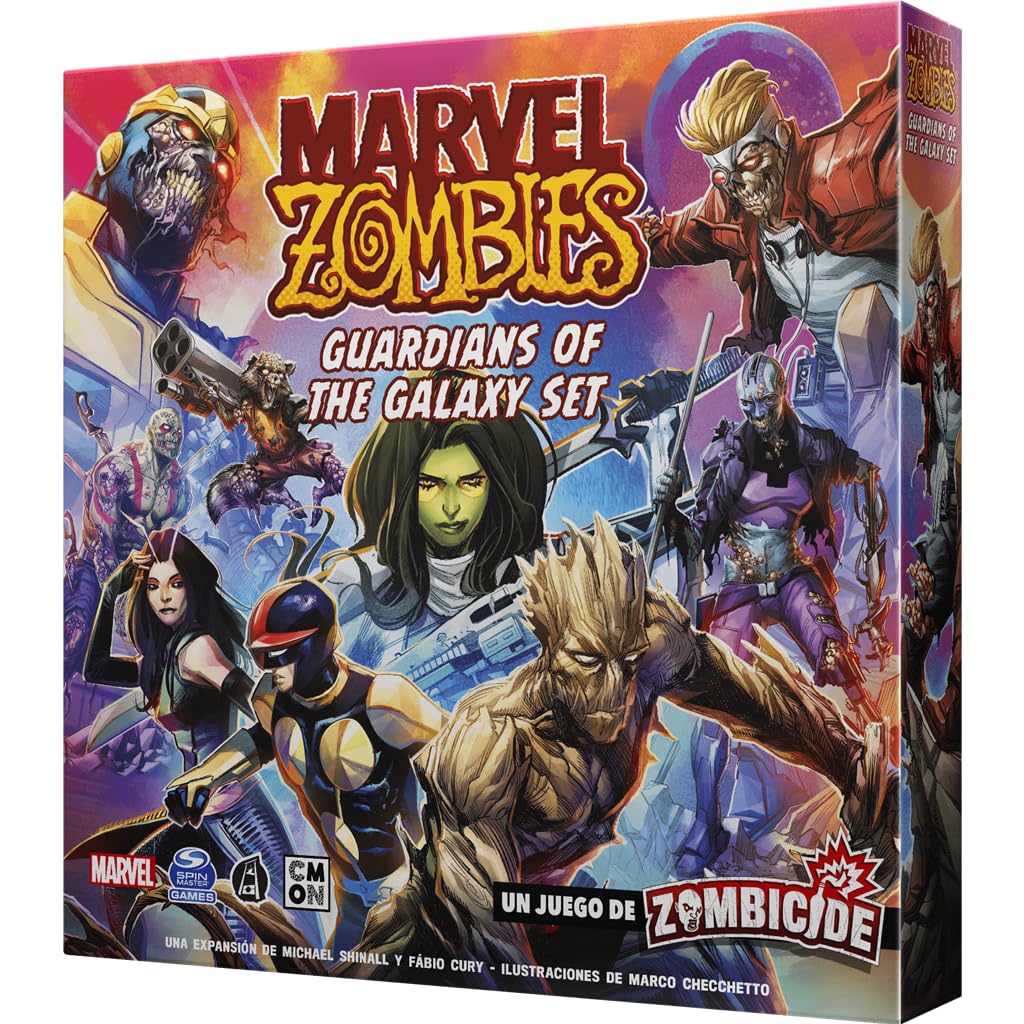 CMON | Marvel Zombies: Guardians of the Galaxy | Espansione | Gioco da Tavolo Cooperativo nell'Apocalisse Zombie | A partire da 14 Anni | Da 1 a 6 Giocatori | 60 Minuti per Partita | Italiano