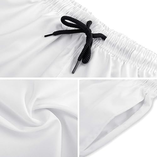 Miniatura 7 de Life Better with Pitbull Mens Swim Trunks Quick Dry Swim Shorts Bathing Suit Beach Swim Board Shorts with Pockets