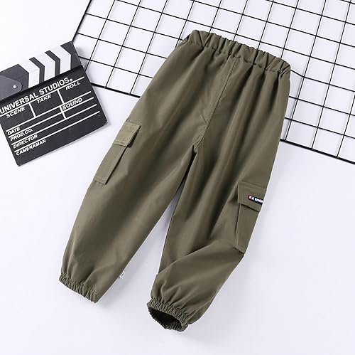Miniatura 3 de Pantalones largos para bebés y niños pequeños, ropa para niños, pantalones de cintura elástica, pantalones deportivos casuales a la moda
