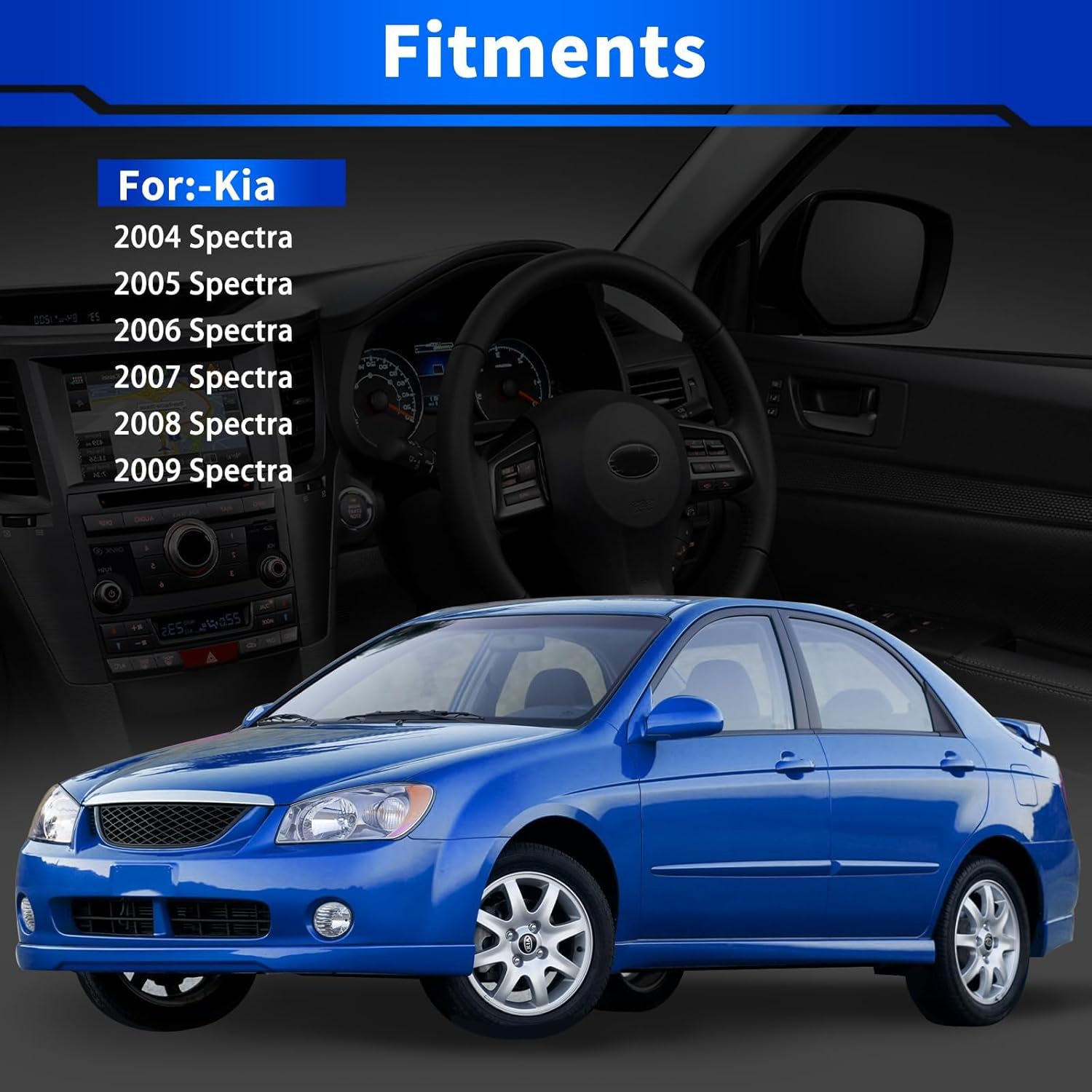 Master Power Window Switch Fits for:-Kia Spectra 2004 2005 2006 2007 2008 2009, Front Left Driver Side Control Door Lock vidrios Switch Button, OE# 93570-2F000 935702F200