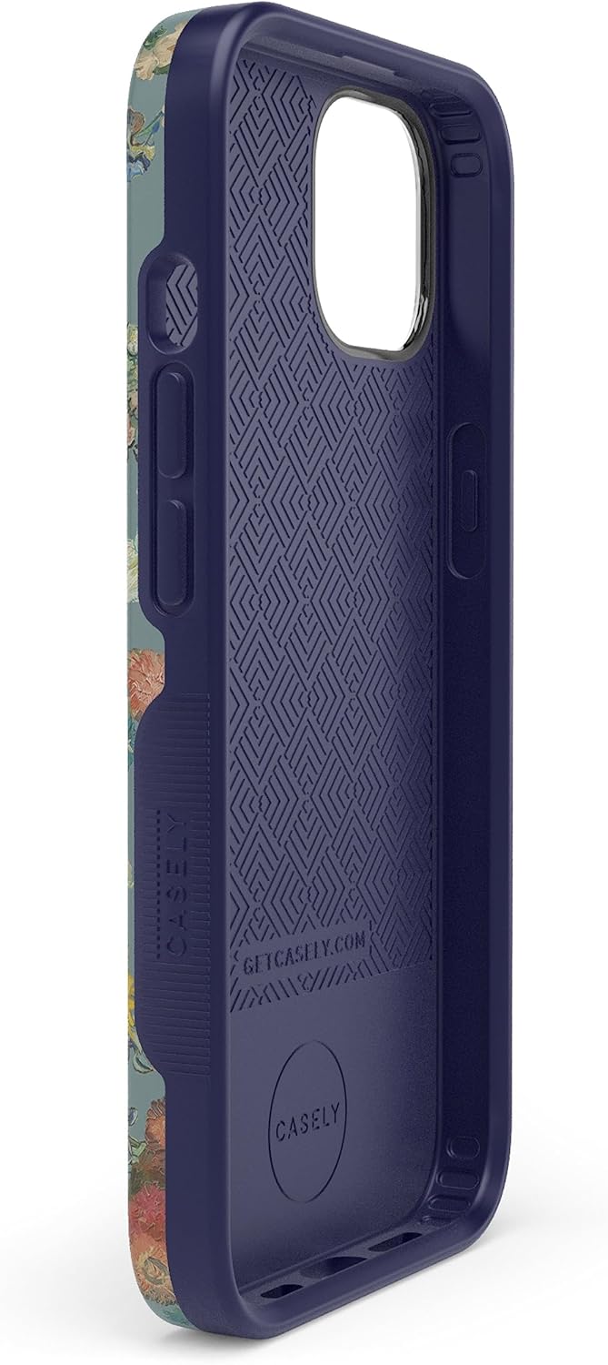 Casely iPhone 14 Plus Case | Van Gogh | Vincent's Flowers | Bold Protective Design | Compatible with MagSafe