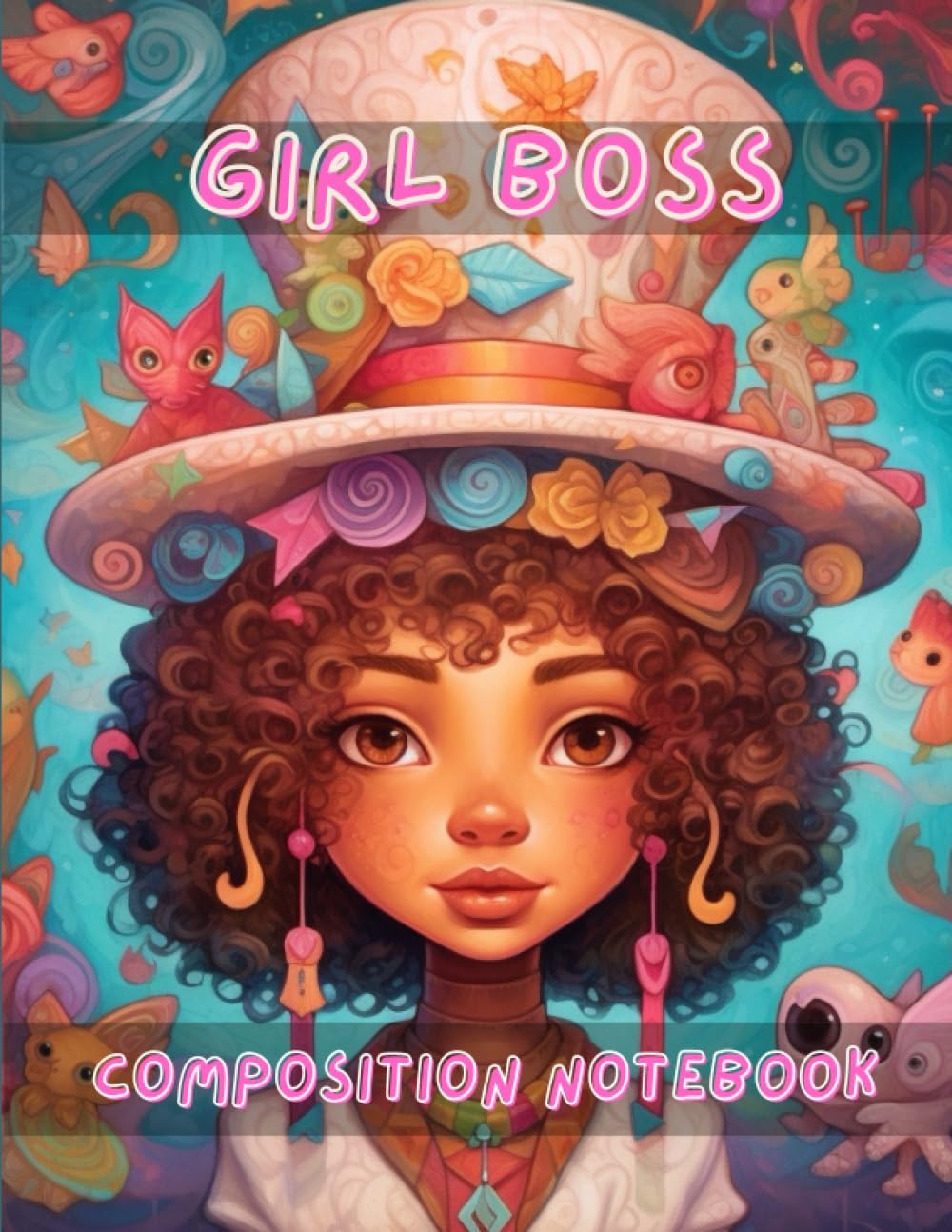 Independently published Girl Boss Composition Book: Wide Ruled Composition Notebook | Pretty Girl Aesthetic | Notebook for Girls