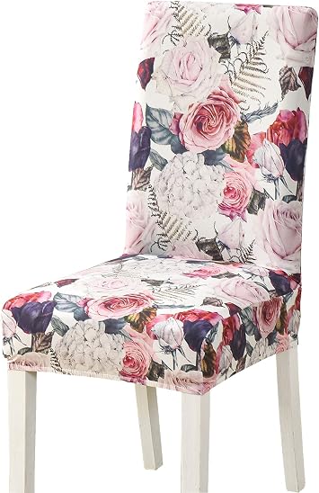 XNN Modern Stretch Dining Chair Covers Removable Washable Spandex Slipcovers for High Chairs 4/6 PCS Chair Protective Covers DD, 6PCS/Set