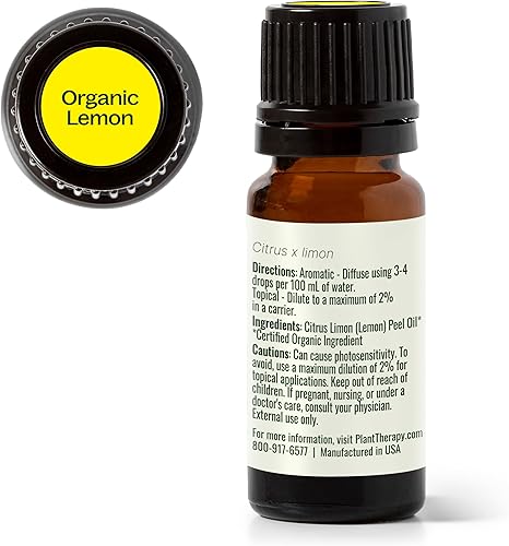 Vista 8 de Aceite esencial orgánico de limón, tratamiento con plantas con certificado USDA , Transparente