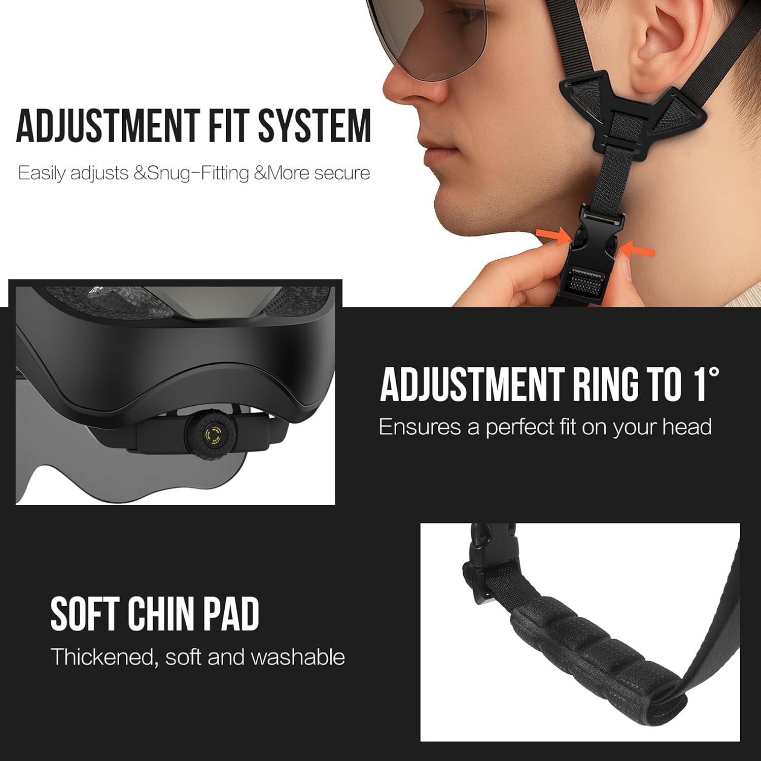 LUMDEER Casco da bici per adulti, uomo e donna, con luci anteriori e posteriori, indicatori di direzione e luce del freno, visiera fotocromatica, casco da ciclismo per pendolari urbani e bici