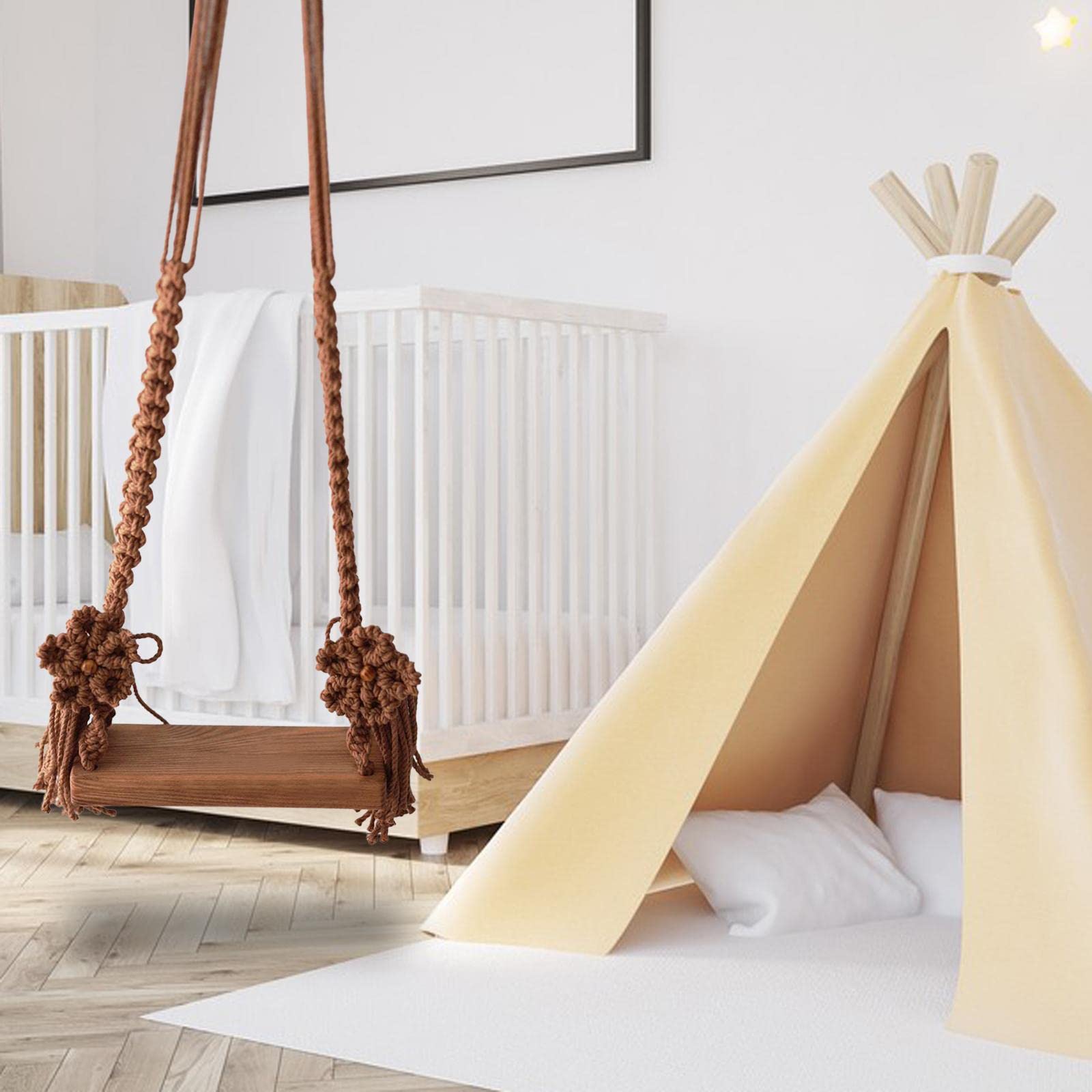 predolo Sièges de Balançoire Bébé Accessoires de Photographie Nouveau-né Posant Aide à La Main pour Arrière, CAFÉ
