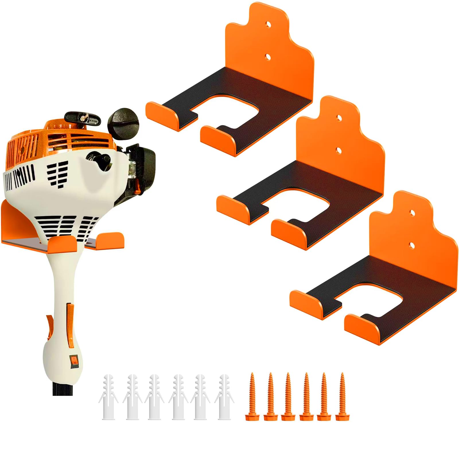 JNIHEEP Lot de 3 supports muraux pour outils électriques de jardin
