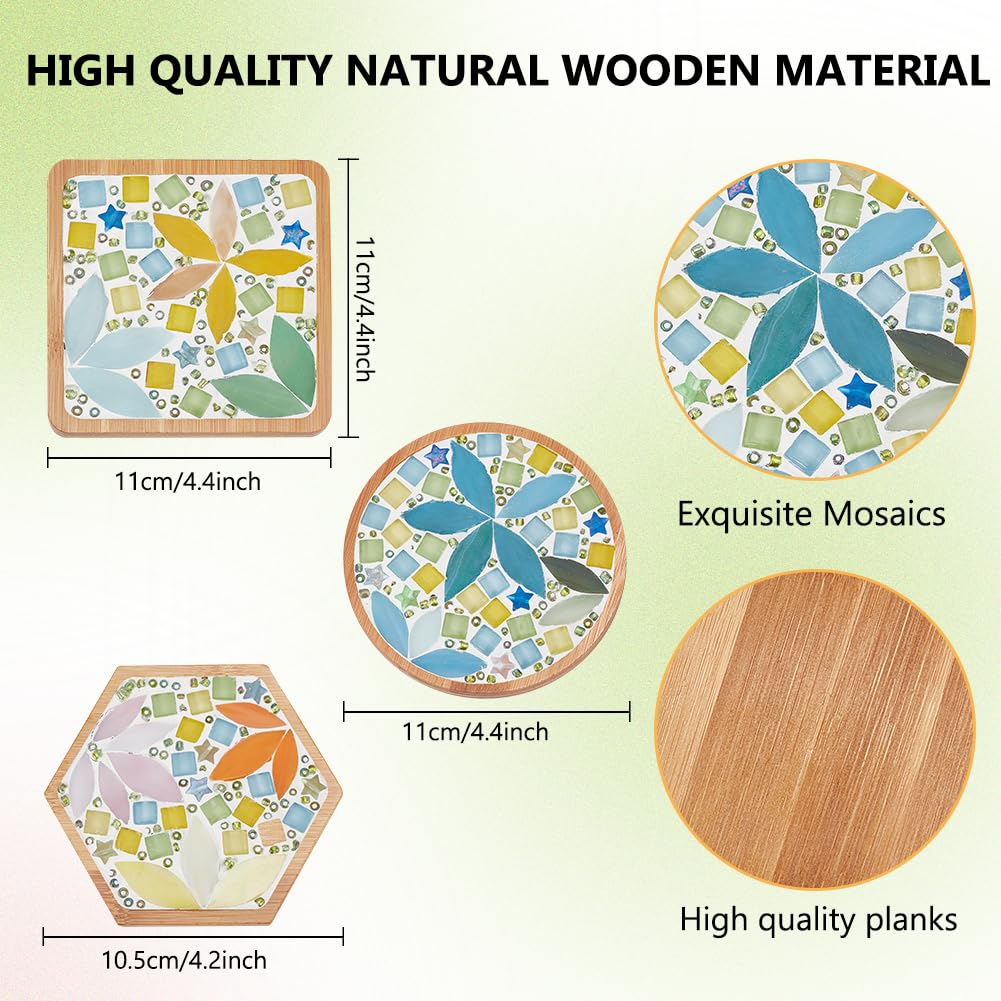 WEBEEDY DIY Harz Untersetzer Set - Mit Allem Für 3 Designs