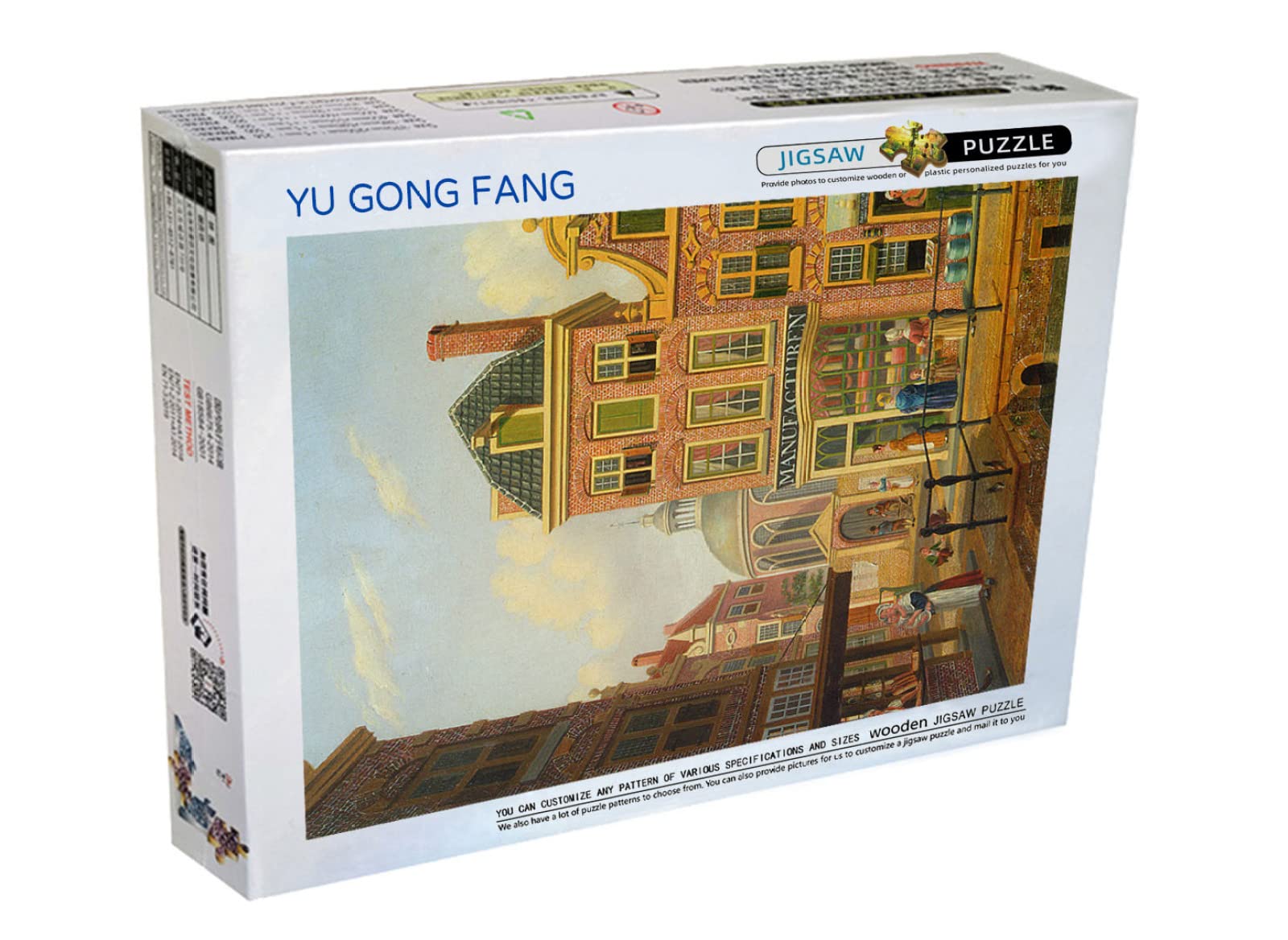 Puzzle per adulti in legno da 7000 pezzi Decorazione per feste di intrattenimento per il tempo libero, regalo d'arte cittadina europea