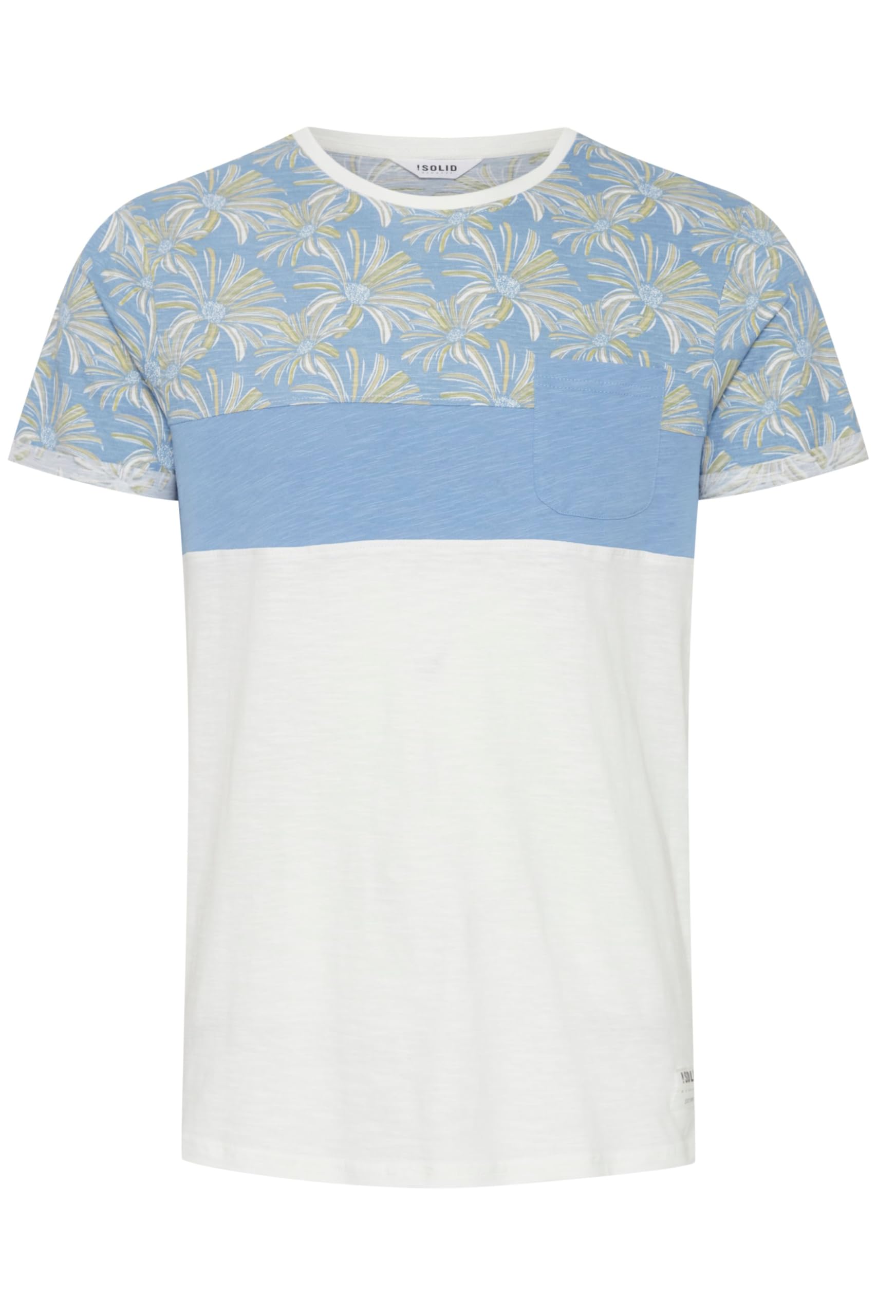 T-Shirt Uomo SOLID Florian - Maglietta Manica Corta Con Stampa Floreale