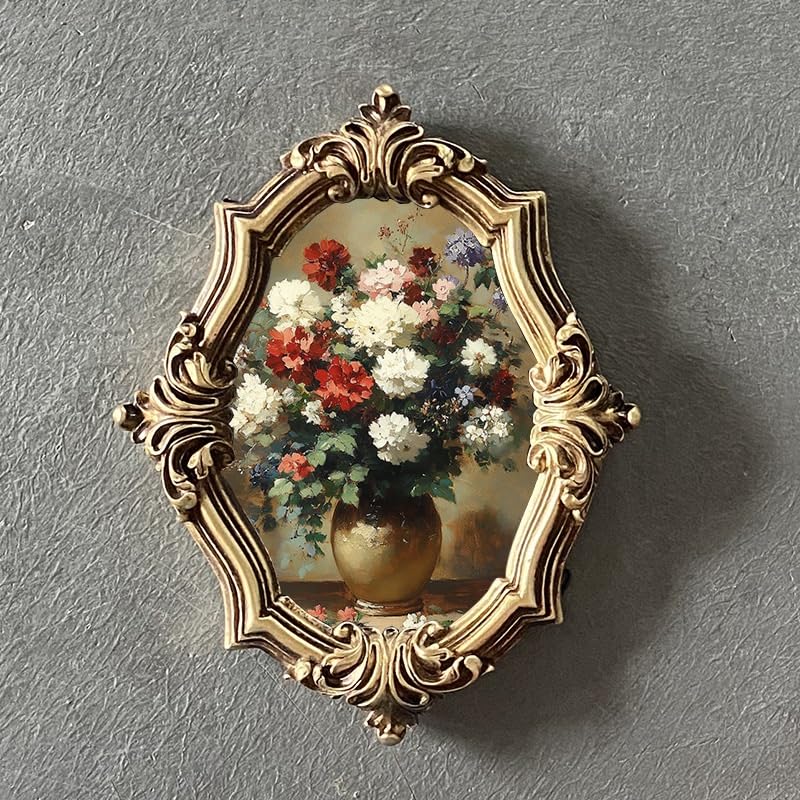 Cadre photo sculpté en résine style américain rétro : idéal pour offrir à vos proches