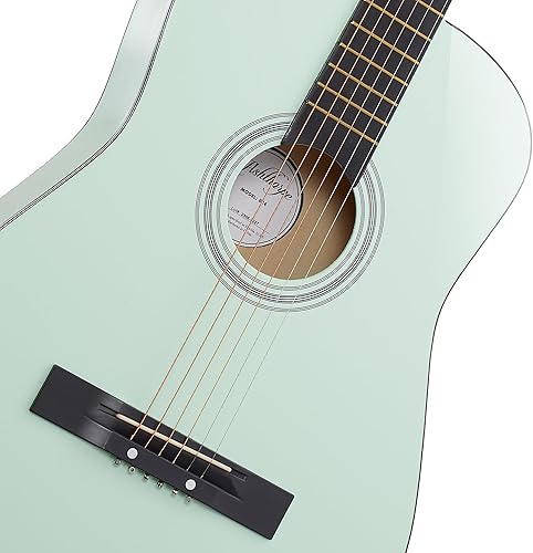 Miniatura 89 de Ashthorpe - Paquete de guitarra acústica para principiantes de 38 pulgadas (ámbar sunburst), kit básico de inicio con bolsa de concierto, cuerdas