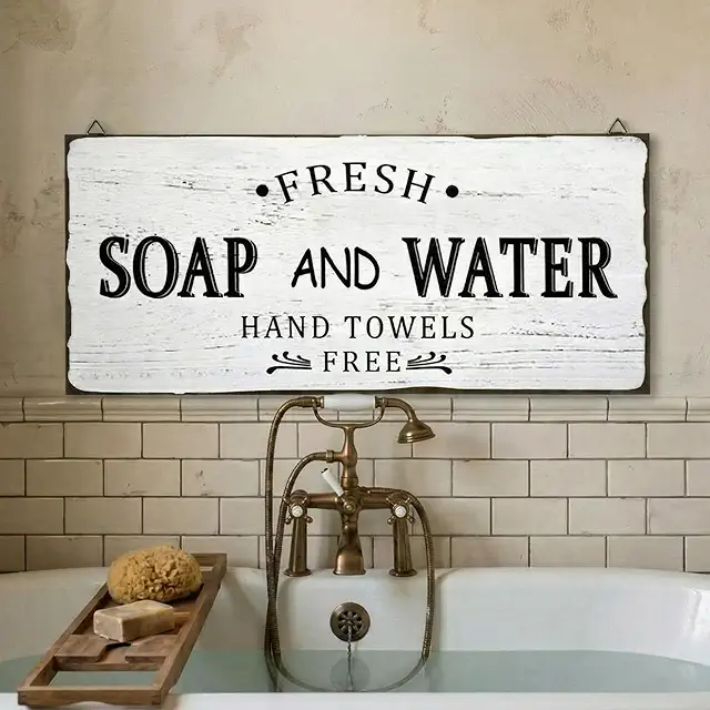 Vintage Rustic Bathroom Decor