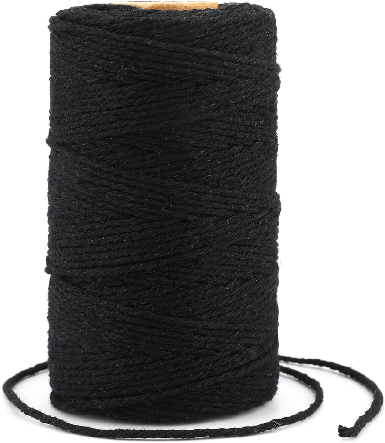 KINGLAKE 100m Black Cotton Twine String, 2mm Butchers String Bakers
