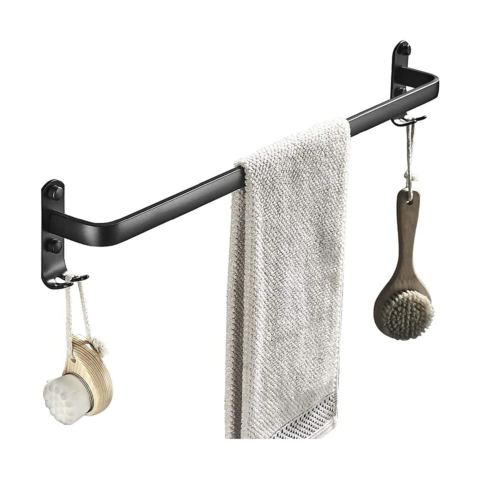 Porte-serviettes mural en aluminium pour salle de bain : stop au désordre