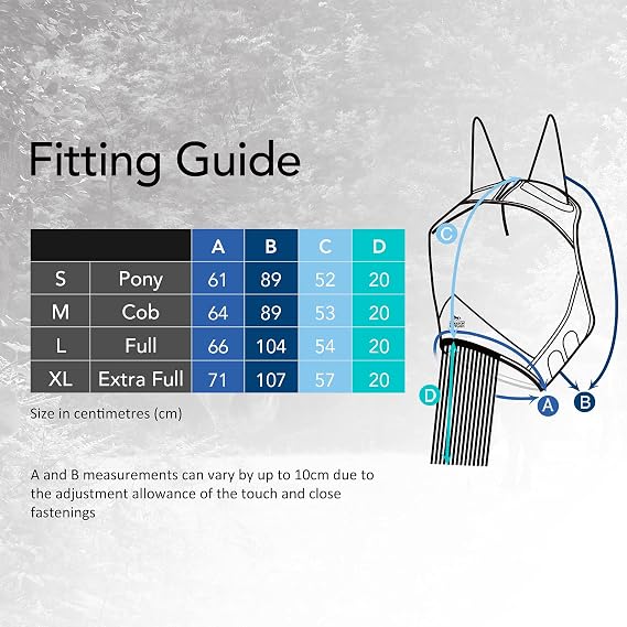 Harrison Howard CareMaster Horse Fly mask with Ears and Nose Fringe Fly Protector Defender Mask Light Pink M Cob