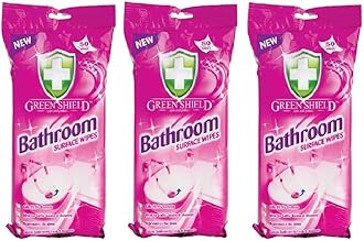 GreenshieldBathroom Surface Wipes 70's Pack of 3