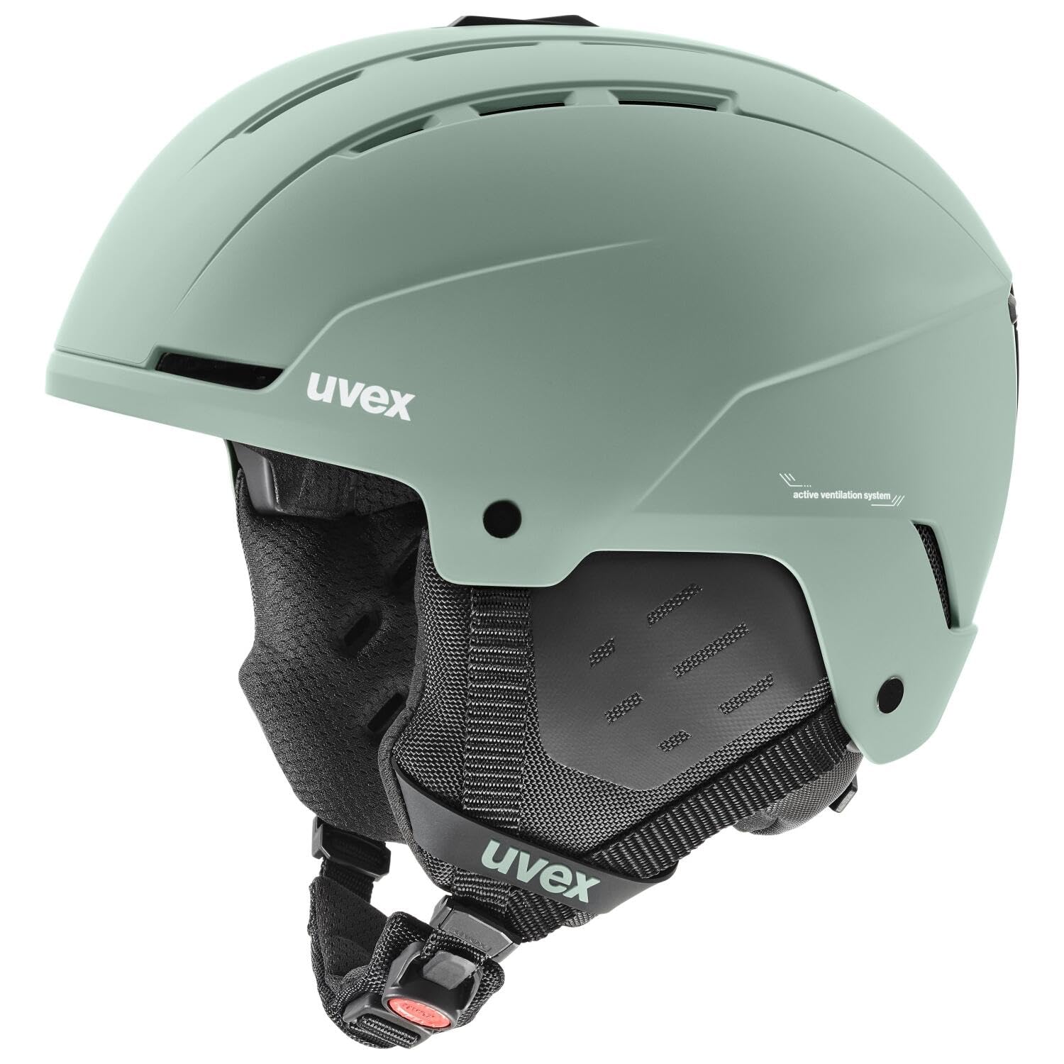 uvex Stance Skihelm, Oxid Green matt, 51-55 cm
