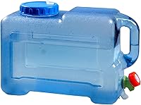 UXPEYIC 3.17 Gallon BPA-Free Water Jug with Leak-Proof Spigot - Portable Camping Water Container for Hiking, Picnics & Emergency Storage