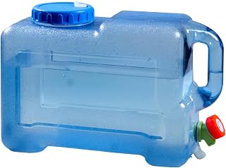 UXPEYIC 3.17 Gallon BPA-Free Water Jug with Leak-Proof Spigot - Portable Camping Water Container for Hiking, Picnics & Emergency Storage