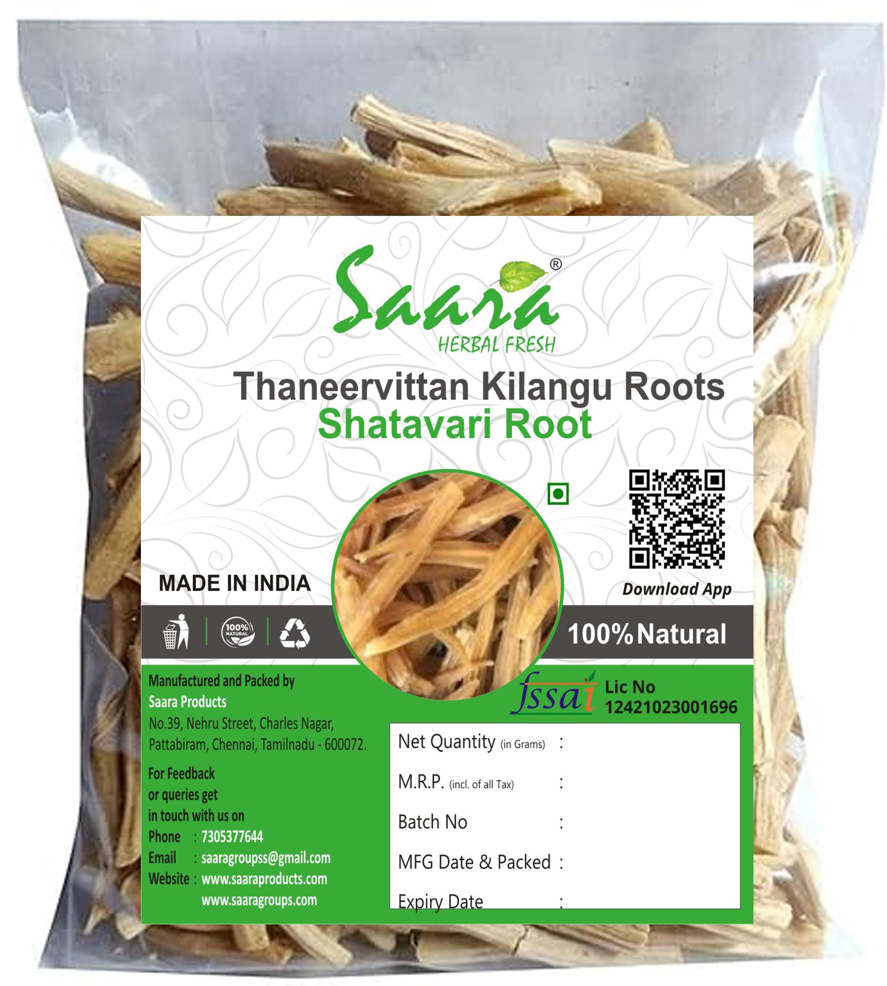 See full amazon price history chart for Saara HERBAL FRESH Shatavari Root,100g, Thaneer Vittan kizangu, Satawari, Asparagus Racemosus, Satavar, Kilwari, Aheru Balli Root, (pack of 1 x 100g) Saara HERBAL FRESH Shatavari Root,100g, Thaneer Vittan kizangu, Satawari, Asparagus Racemosus, Satavar, Kilwari, Aheru Balli Root, (pack of 1 x 100g) (B07Z89W7VW) Amazon Price History, Amazon Price Tracker