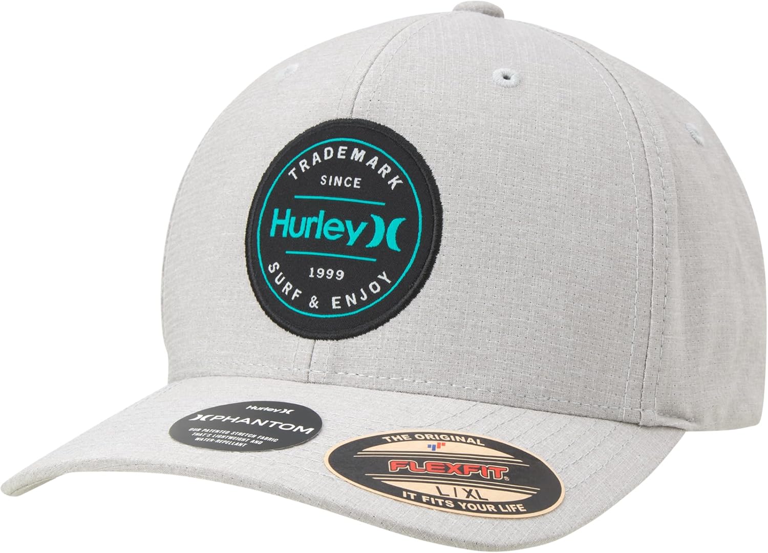 Hurley Men's Caps - Flexfit and Quick-Dry Phantom Baseball Caps for Men with Sweatband - Classic Mens Trucker Hats (S-XL)