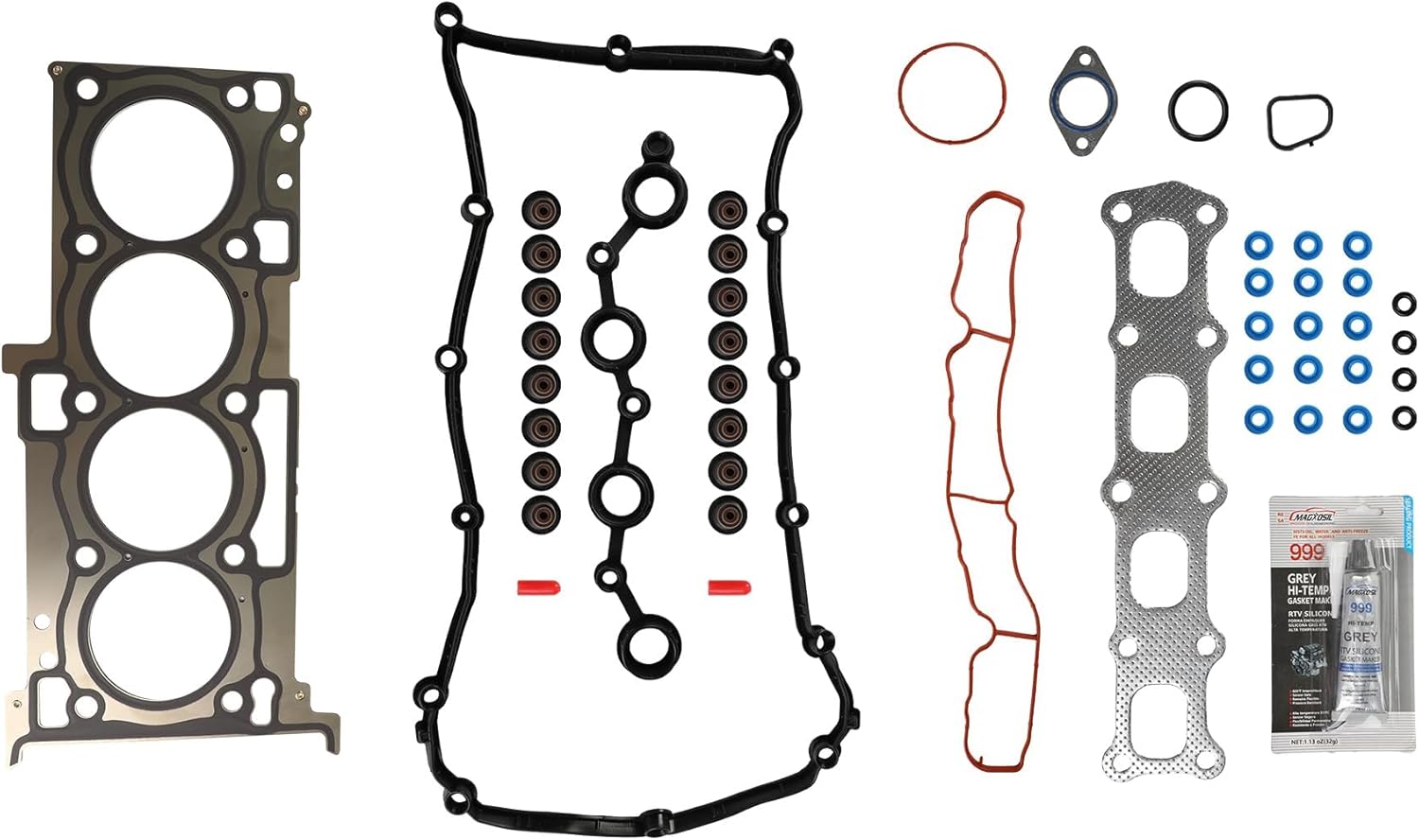 Head Gasket Kit Fit for 07-17 Patriot/Compass,09-20 Journey,08-14 Avenger 2.4L,07-10 Sebring 2.4L Engine Head Gasket Set HGS167 2.4L