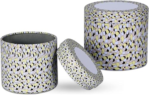 Tarros de vela de lata vacíos para hacer velas, latas de velas, paquete de 24 velas (12 unidades de 5 oz+12 piezas de 3 onzas) frascos con tapas