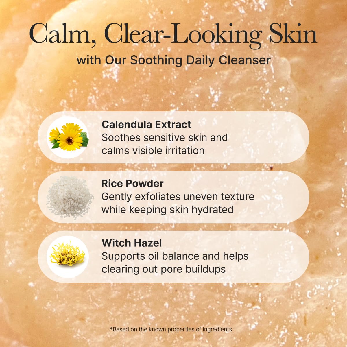 Arencia Calendula Rice Mochi Fresh Cleanser - Moisturizing, Brightening & Deep-Cleansing (4.23oz) - Image 5