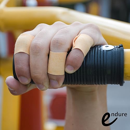 Miniatura 7 de Endure - Cinta adhesiva de óxido de zinc, paquete de 12 cintas adhesivas deportivas rígidas (1 pulgada de ancho x 5.5 yardas de largo)