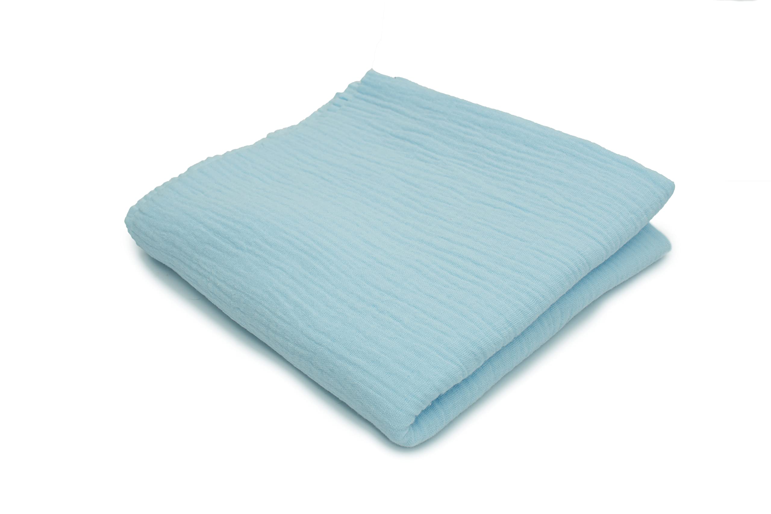 Cotton Muslin Double Gauze 50 x 130 cm (Light Blue) — image 1