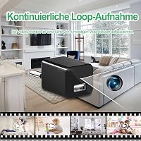 KAMREA Biztonsági Kamera HD 1080P Mini Rejtett Kamera USB Töltő Álcázással Mozgásérzékelő Folyamatos Felvétel Irodai Otthoni Megfigyelés 4