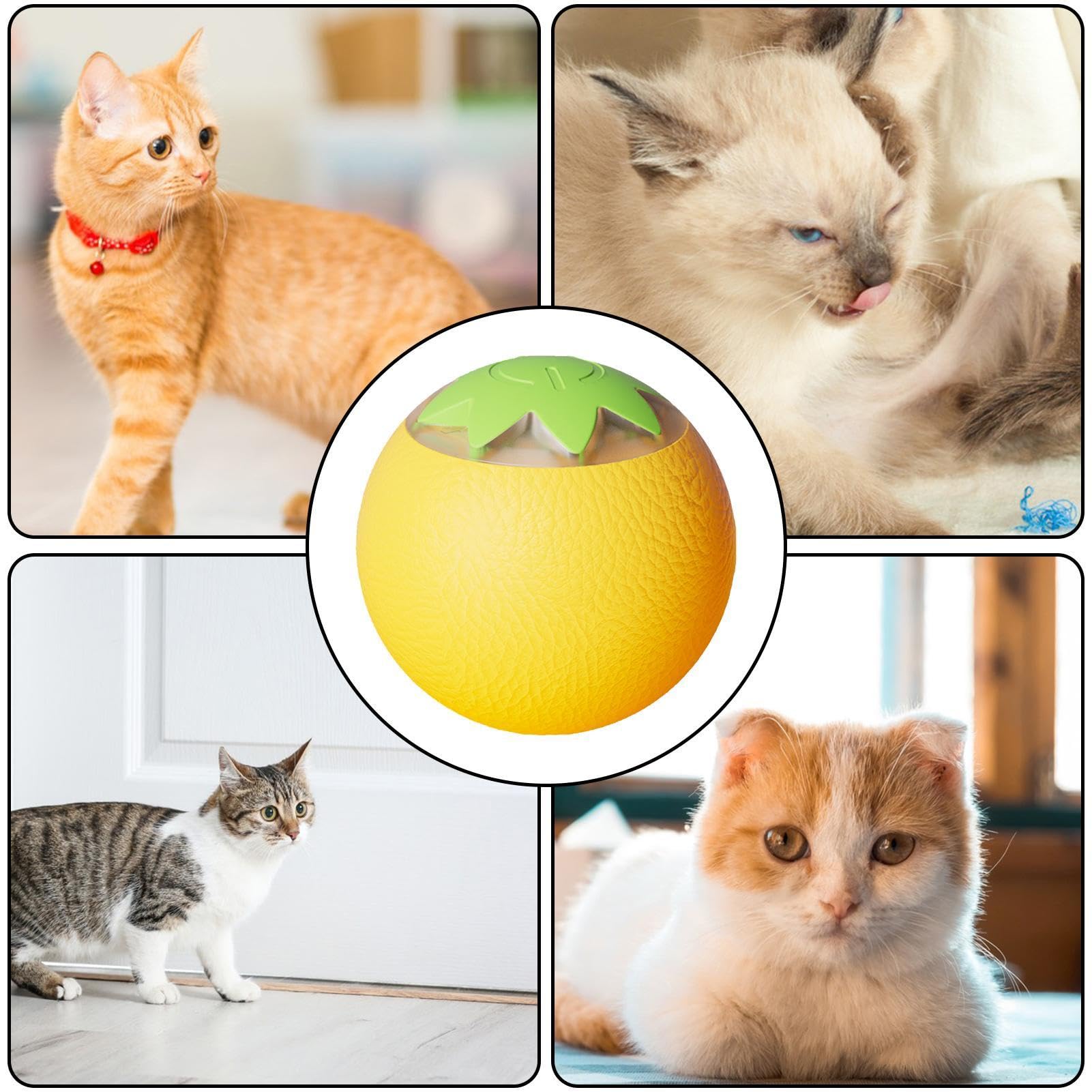 Palla Interattiva Per Gatti - Giocattolo Intelligente Con Movimento Tattile, Batteria 150mAh - Foto 4