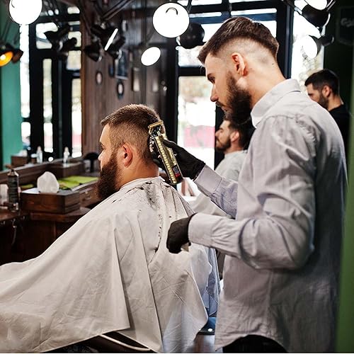 Miniatura 7 de Cortadora de pelo para hombre, sin huecos, inalámbrica, cortadora de pelo con hoja en T, kit profesional de corte de pelo y aseo recargable,
