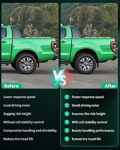 Miniatura 4 de SCITOO Kits de suspensión de amortiguadores de aire para Porsche para Cayenne 2011-2018, para Volkswagen para Touareg 2011-2018 Suspensiones